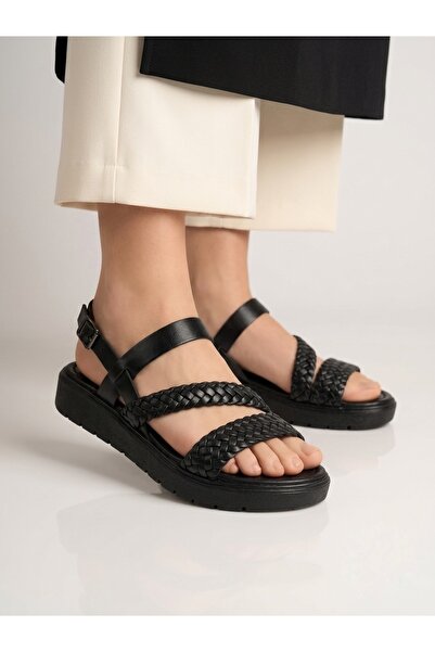 Rüya Shoes صنادل نسائية من الجلد الطبيعي اليومي