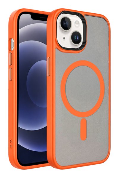 Joko Spt-Gld iPhone 15 Megane Magsafe Cover (152803) - Orange