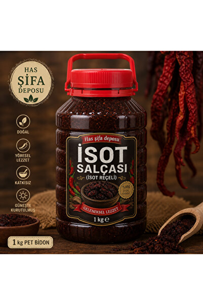 Has Şifa Deposu Acı İsot Salçası (İsot reçeli) Kahvaltılık 1 kg