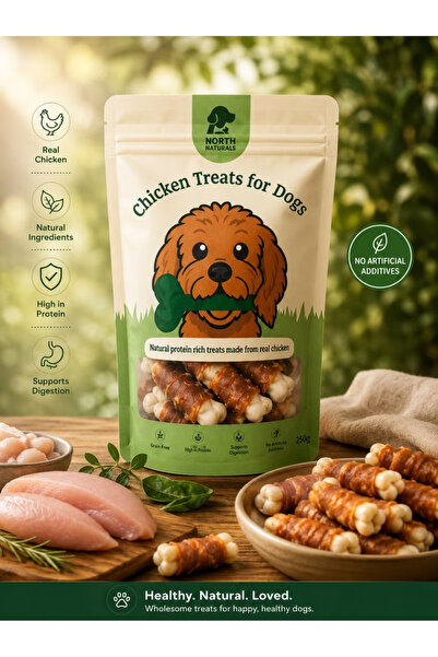 north naturals Rohadha Chicken Treats for Dogs - Natural Real Chicken Coated ...