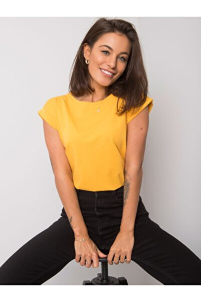 Basic Feel Good Tricou Dama, BASIC FEEL GOOD, Bumbac, Maneca scurta, Portocal...