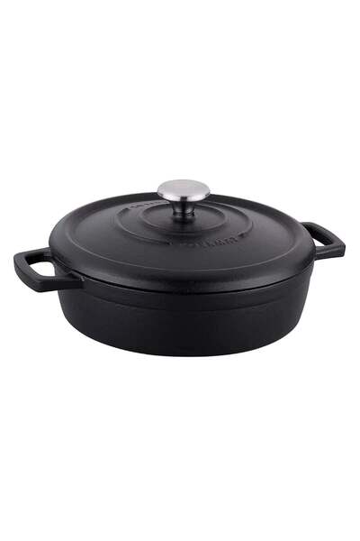 generel Casta Cast Iron Cooking Casserole 26 cm Black Model