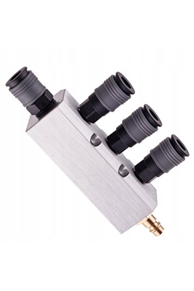 TC Technic Distribuitor de aer pneumatic, colector cu 4 racorduri rapide, din...