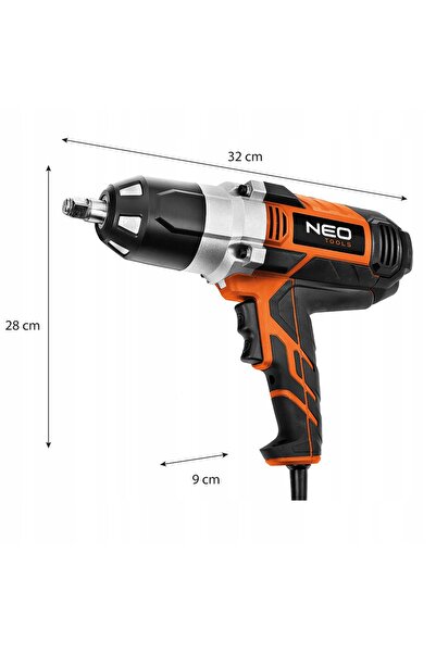 NEO Tools NEO Cheie de impact 950 Nm 1/2 " Puternică Electrică 2 Trepte de vi...