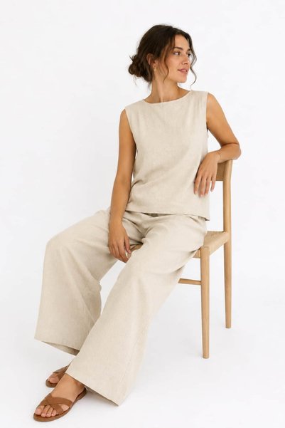Cuckoo Cotton Women's Linen Suit