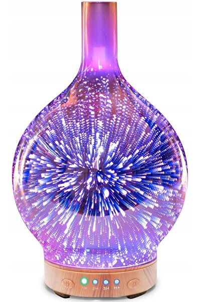 RİO BEAUTY Difuzor de aromă Umidificator electric Lampă cu 7 LED-uri Temporiz...