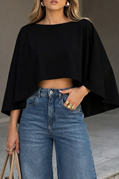 COOL TARZ Women's Boat Neck Batwing Sleeve Loose Stylish Blouse