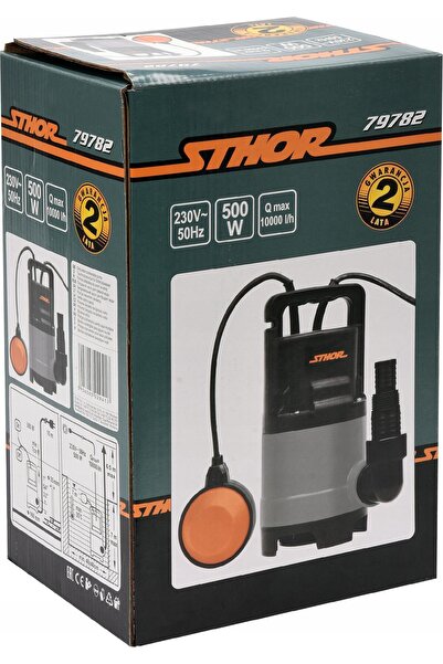 NO BRAND Pompă pentru apă murdară 400W STHOR submersibilă cotită pp1345