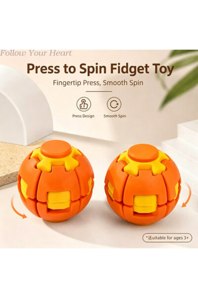 Spin Τρισδιάστατα εκτυπωμένη μπάλα fidget για ανακούφιση από το στρες