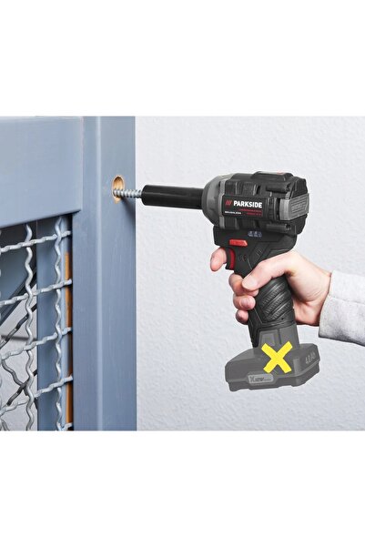 PARKSIDE Cheie de impact cu acumulator PPDSSA 12V 350Nm NASADKI