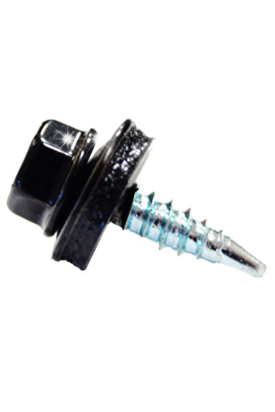 NO BRAND Șuruburi agricole pentru tablă 4,8x19mm 250 bucăți RAL9005