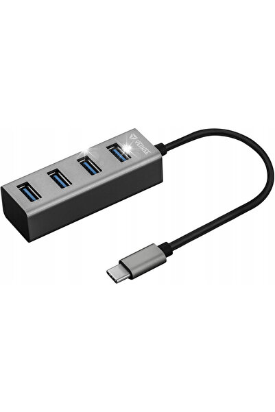 NO BRAND HUB ADAPTOR USB-C TIP-C CU 4x USB 3.0, TRANSMISIE DE 5 Gbps