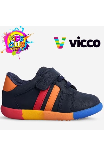 Vicco Heika Orthopedic First Step Baby Kids Sports Shoes Dark Blue