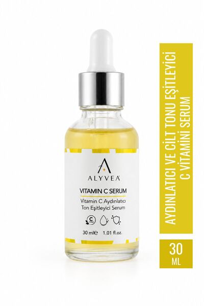 Vitamin C Serum 30 ml – Niasinamid ve Alpha Arbutin İçeren Aydınlatıcı Ton Eşitleyici Yüz Serumu