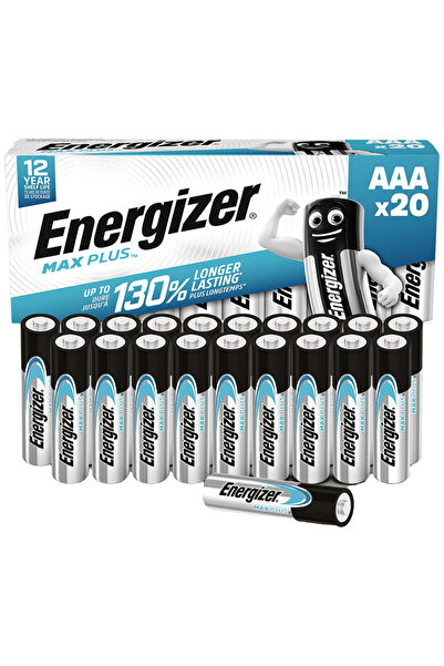 OEM Top Bottom Set of 20 AAA batteries ENERGIZER MAX PLUS ALKALINE POWER UPN-...