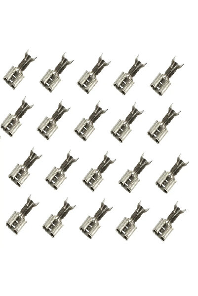 OEM Set 20 papuci cablu mama 6.3x0.5mm cositoriti pentru cablu 0.5-1mm2 Somog...