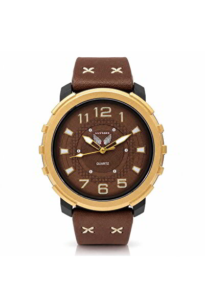Watch Ανδρικό ρολόι Ulysses CB116, καφέ, casual στυλ