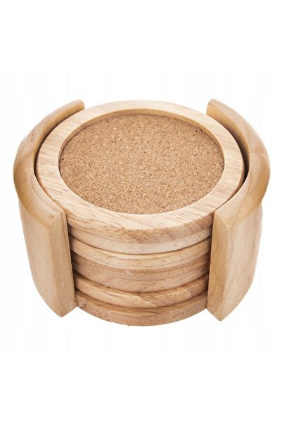 Orionis Suporturi naturale din plută pentru pahare 9,5x9,5 cm