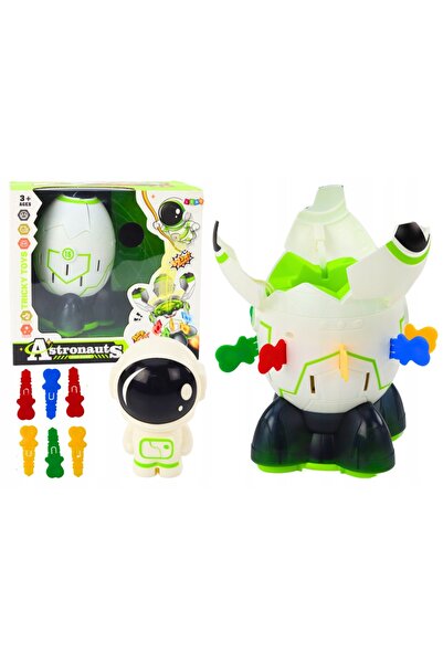 LeanToys Joc de îndemânare: Cosmonaut care iasă în aer din o rază de luptă.