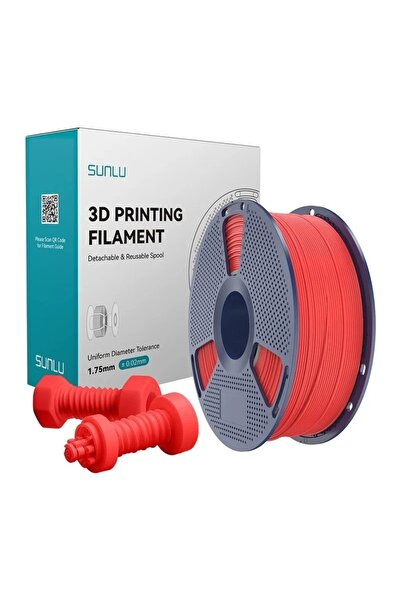 Sunlu Filament ABS roșu de mare viteză, 1.75mm, 1kg, pentru imprimantă 3D
