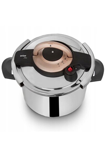 Orionis Oală sub presiune din oțel, robustă, cu închidere automată ORION 5 l