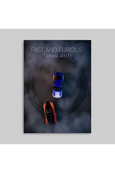 Orendart Fast and Furious Tokyo Drift Movie Film Poster Dekorasyon Çerçevesiz...