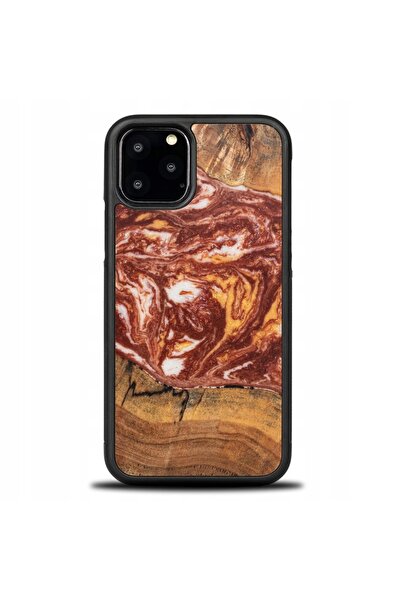 BewooDesign Husă Bewood Unique pentru iPhone 11 Pro - Planete - Marte