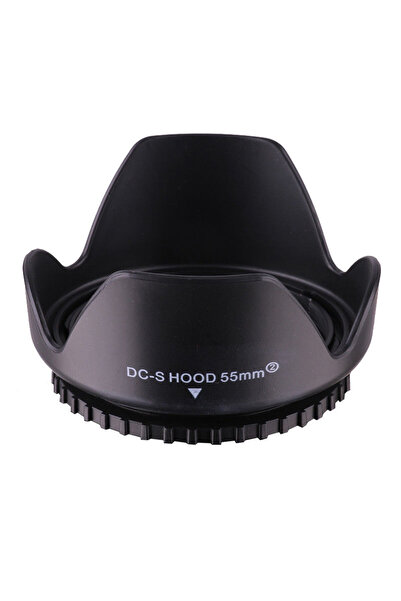 FotoManiac Parasolar tip petală cu filet de 55mm pentru camere DSLR și Mirror...