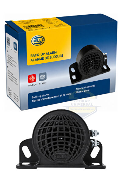 Hella 12V 24V Geri Vites Kornası Sireni İkaz Alarmı Universal Kamyon Tır Fork...