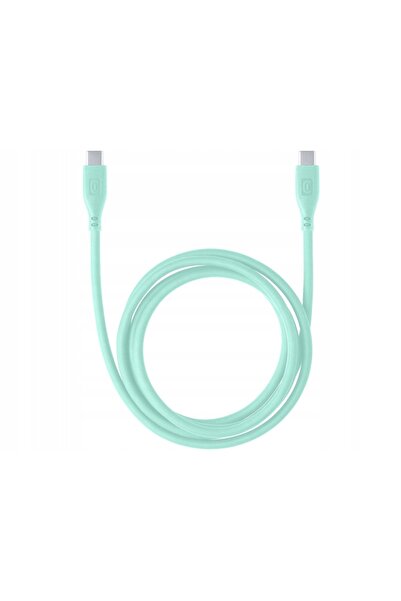 NO BRAND Cablu USB-C - USB-C CELLULARLINE Soft Max 1,2 m Verde