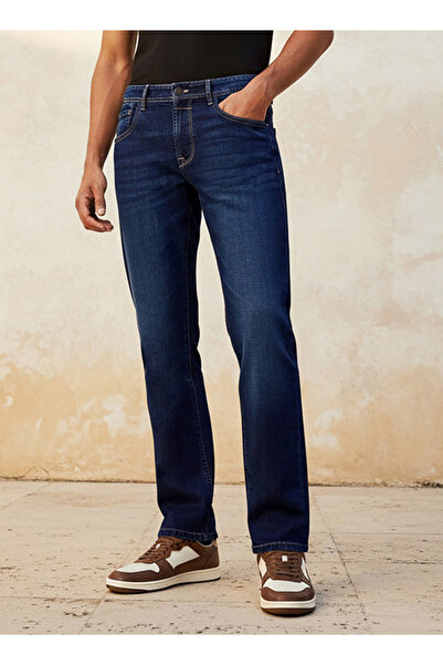 DNM Men Straight Fit High Rise Jeans
