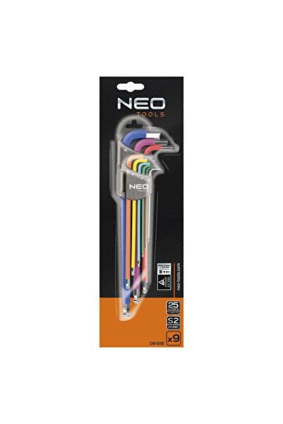 NEO Tools Torx keys T10-T50, 9 pcs.
