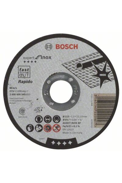 Bosch Expert for Inox straight cutting disc - Rapido