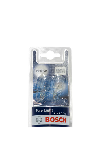 Bosch Bec Pure Light W16W 12V 16W W2,1x9,5d Set 2 bucăți