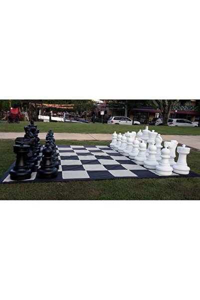 Sunrise Chess & Games Outdoor / Garden Chess Top Bottom Set (King 64 cm) - Pi...
