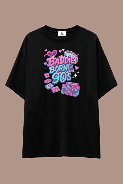 UmbraWear 90's Vibe Series Loose Fit T-Shirt |   Unisex 100% Cotton Black & W...