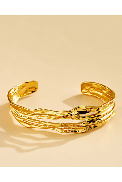 REDTAG Women Gold Cuff Bracelet
