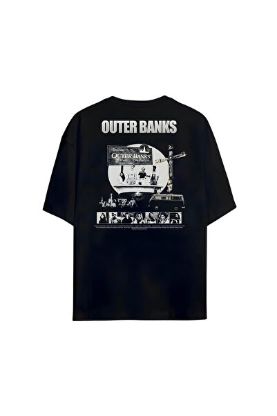 Outer Banks Tasarım Baskılı Premium Unisex Pamuklu Tişört | Özel Tasarımlı Yüksek Kalite Baskılı T-Shirt