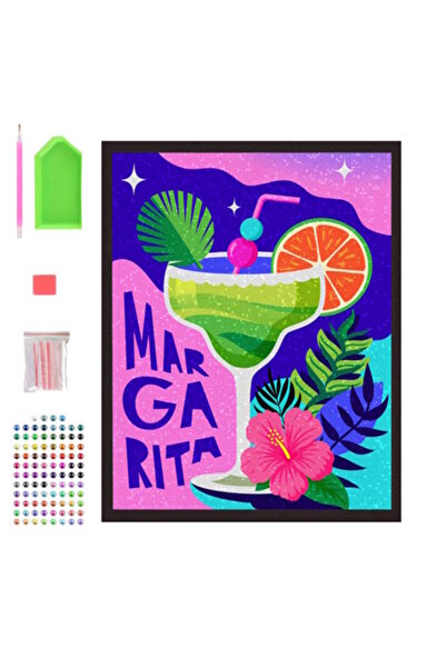 OEM Splat Planet Σετ Diamond Painting "Margarita" σε Καμβά με Τελάρο 30x40cm