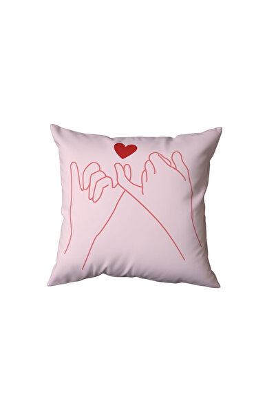 Beramussa Keeping Your Promise Hands Friendship Themed Pillow, Gift