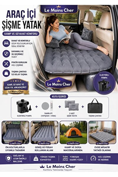 Le Moins Cher Fiat Bravo Dynamic Automobile Rear Seat Inflatable Bed Electric...