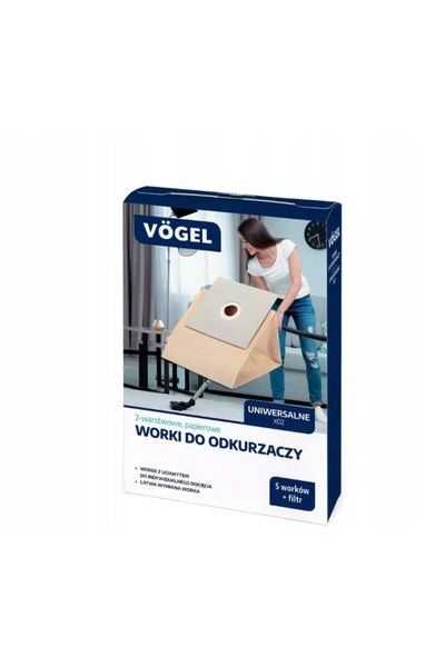 NO BRAND Sac pentru aspirator VÖGEL X02 1010 5 bucăți + filtru