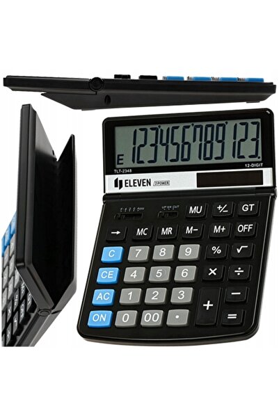ELEVEN Calculator TLT2348 Alimentare baterie-soare, 4 memorii