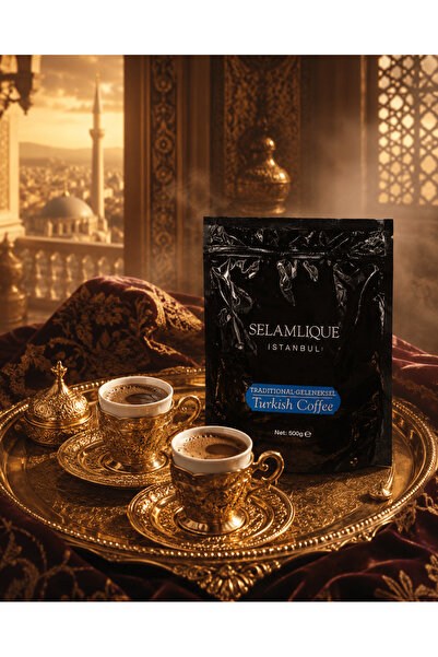 Selamlique Istanbul Traditional Turkish Coffee 500 g – Premium Flavor of Dist...