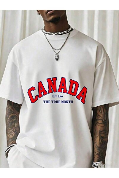 NOURAM Canada Est 1867 The True North Black T Shirt Men's Casual Graphic Tee ...