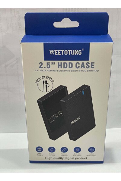 Weetotung 2.5" HDD TYPE-C 3.0 2IN1 CASE