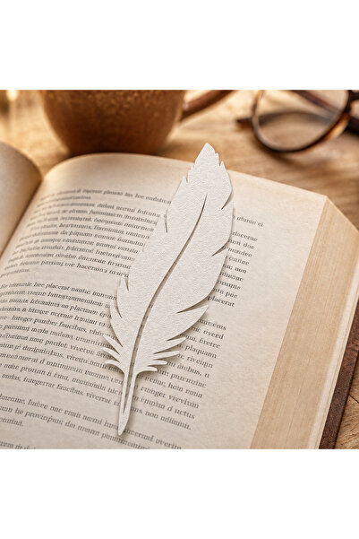 sportivoshop Semn de carte Pana, accesoriu elegant pentru lectura, bookmark d...