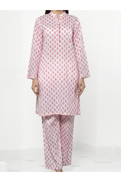 6TEEN Pink Printed Lawn Coord Set