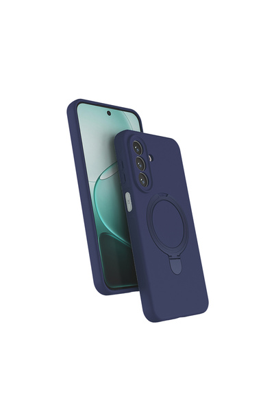 Galaxy A27 Kılıf 360 Derece Döner Standlı MagSafe Kamera Lens Korumalı Silikon Bilişim