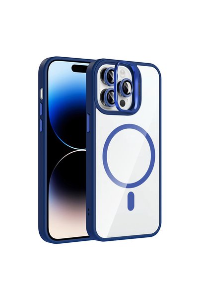 Giz Story iPhone 14 Pro Max Case with Camera Stand, Magsafe Supported, Transp...